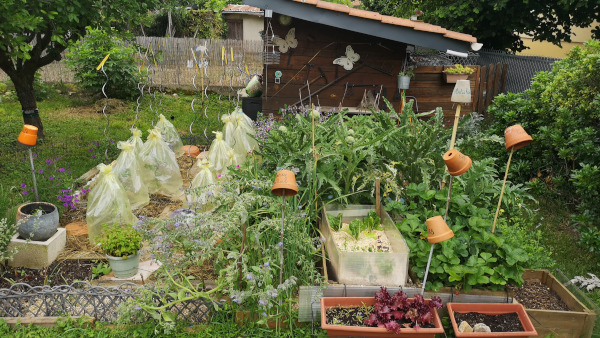 Jardin potager Refuge LPO © Jael Cano